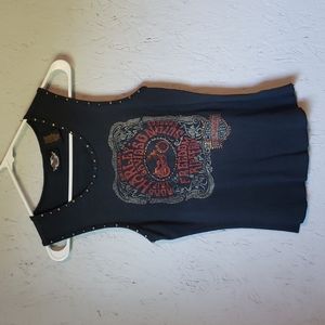 Harley Davidson Black Tank Top Women's Size Medium